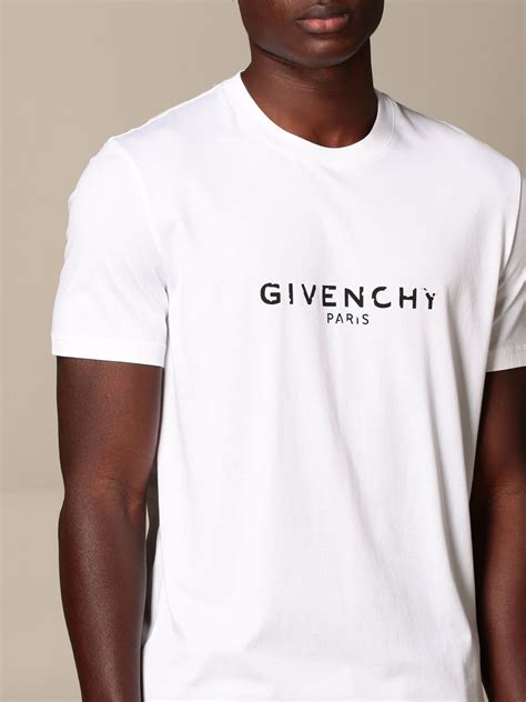 givenchy t shirt white mens|Givenchy t shirt price.